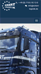 Mobile Screenshot of eckert-logistik.de